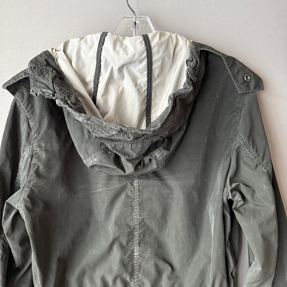Spiewak sz S Green Anorak button zip hooded jacket - Picture 12 of 12